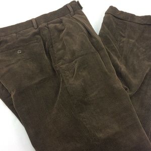 🌺 Fumagalli Brown Cuffed Pants 32x30 Corduroy